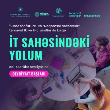 “İT sahəsindəki yolum” adlı təcrübə sessiyası