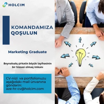 Holcim Azərbaycan “marketing graduate” proqramını elan edir