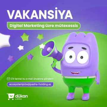 Rəqəmsal Marketinq Mütəxəssisi vakansiyası
