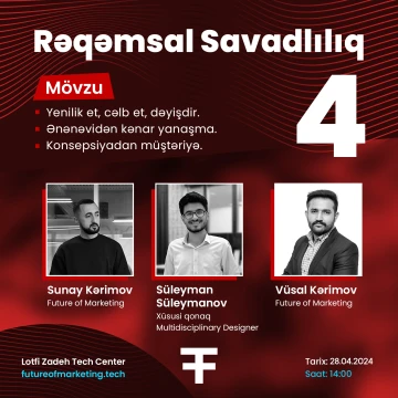 Ödənişsiz "Rəqəmsal Savadlılıq" təlimi keçiriləcək