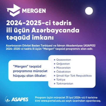 Azərbaycanda təqaüdlü təhsil imkanı!
