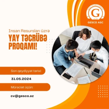 İnsan Resursları sahəsində "Yay təcrübə" proqramı