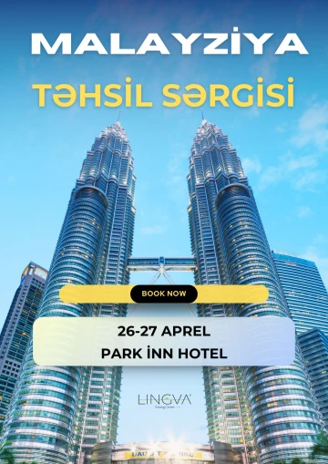 Xaricdə təhsilə 100% təqaüd + 3 nəfərə pulsuz ingilis dili kursu – Malayziya Təhsil Sərgisində