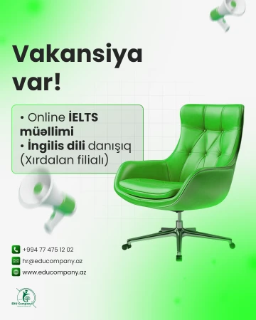 Siz də müəllim olmaq istəyirsinizsə , bizə qoşulun!