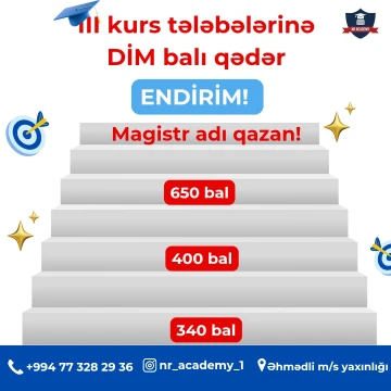 QƏBULDA TOPLADIĞIN BALI QƏDƏR ENDİRİM!