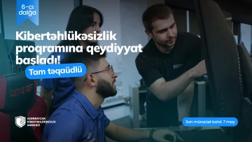 Azərbaycan Kibertəhlükəsizlik Mərkəzinin yeni təlim proqramına qeydiyyat başlayır