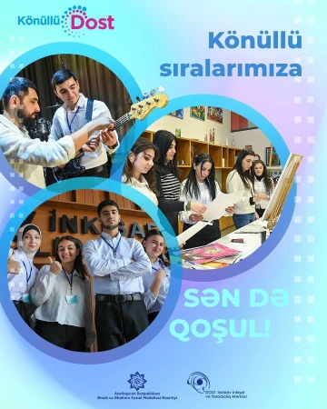 “İnklüziv DOST” altproqramına sən də qoşul!