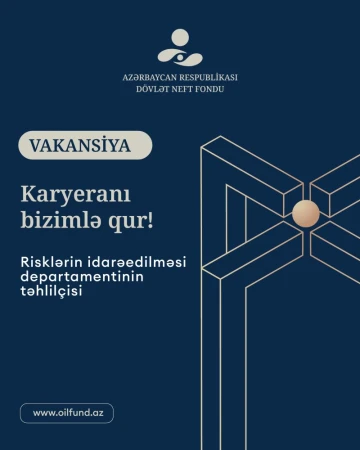 Risklərin idarəedilməsi departamentinin təhlilçisi vakansiyası