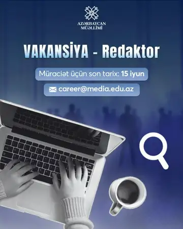 "Azərbaycan müəllimi" qəzeti redaktor vakansiyası elan edir
