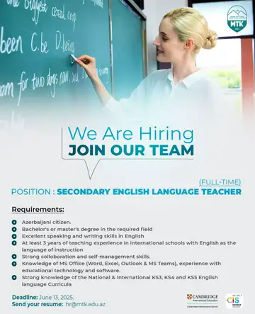 We are hiring local educators for our team!