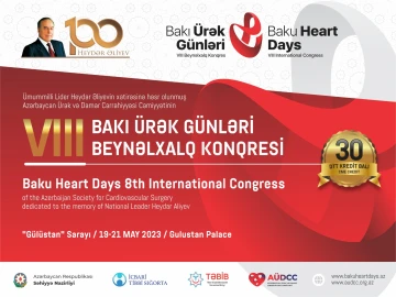 Ümummilli Liderin 100 illiyinə həsr olunmuş “Bakı Ürək Günləri” 8-ci Beynəlxalq Konqresi keçiriləcək