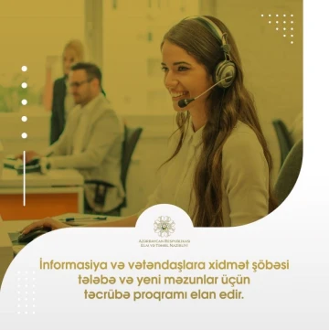 Elm və Təhsil Nazirliyi təcrübə proqramı elan edir