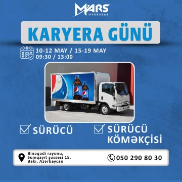 Mars Overseas Baku LTD-də Karyera Günü