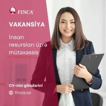 İnsan resursları üzrə mütəxəssis vakansiyası