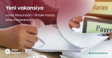 İnsan Resursları / Əmək haqqı üzrə mütəxəssis vəzifəsi üzrə vakansiya