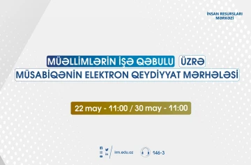 Müəllim olmaq istəyənlərin nəzərinə!