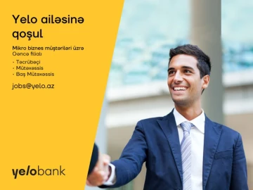 “Mikro biznes müştəriləri üzrə Təcrübəçi / Mütəxəssis / Baş Mütəxəssis / Gəncə filialı” vakansiyası