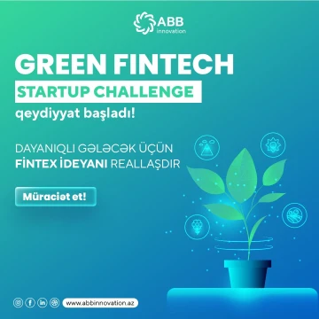 "Green Fintech Startup Challenge"a qeydiyyat başladı!