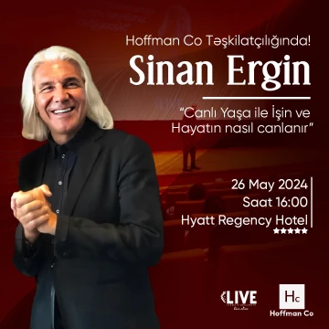 Tanınmış Eksperti Sinan Ergin Bakıda 1 günlük Master Class keçirəcək