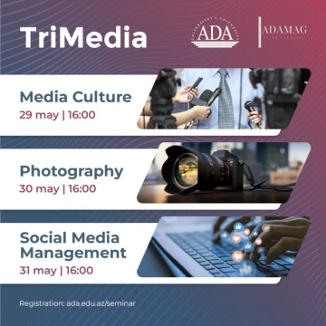 "TriMedia" tədbirinə qoşulun, sosial media bacarıqlarınızı inkişaf etdirin