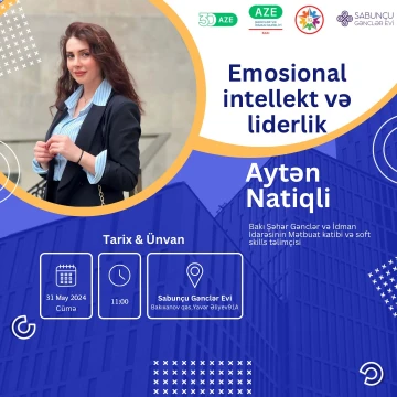ÖDƏNİŞSİZ "Emosional intellekt və liderlik" təlimi