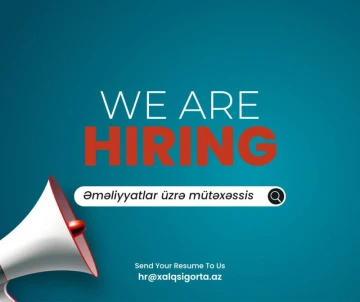 Əməliyyatlar üzrə mütəxəssis vakansiyası