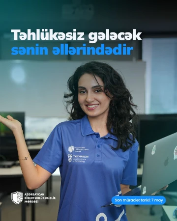Azərbaycan Kibertəhlükəsizlik Mərkəzinin yeni təlim proqramına qeydiyyat üçün son 5 gün!
