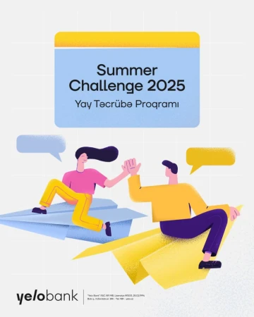 Yelo Summer Challenge 2025 - yay təcrübə proqramı