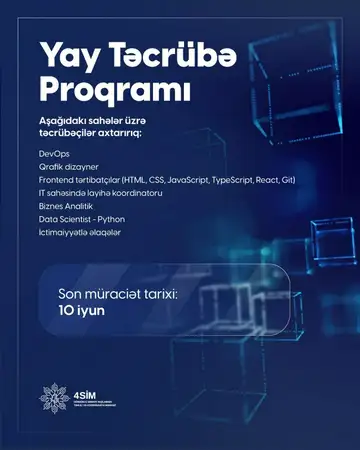 4SİM təcrübə proqramı elan edir