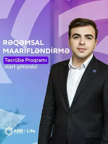 ABB Rəqəmsal Maarifləndirmə Təcrübə Proqramı ilə karyerana dəyərli bir başlanğıc et! 