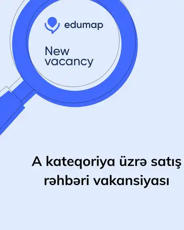 A kateqoriya üzrə satış rəhbəri vakansiyası