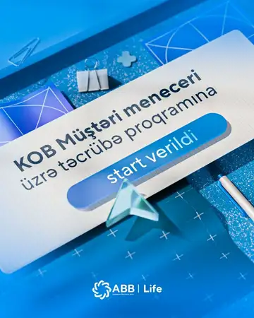 Yeni məzunlar üçün nəzərdə tutulan “KOB Müştəri Meneceri üzrə” təcrübə proqramına müraciətlər başladı