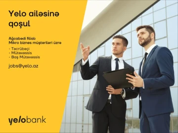 Mikro biznes müştəriləri üzrə Təcrübəçi / Mütəxəssis / Baş Mütəxəssis / vakansiyası  (Ağcabədi filialı)