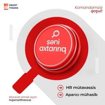 "HR mütəxəssis" və "Aparıcı mühasib" vakansiyaları