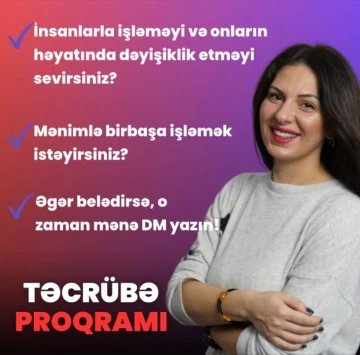 İnsan Resursları sahəsində təcrübə imkanı