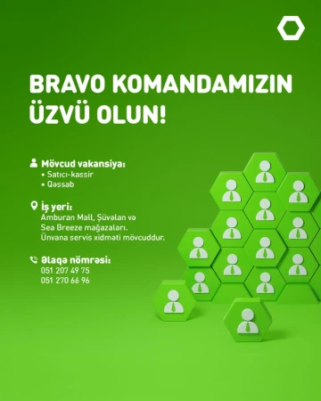 Bravo-da işiniz olsun!