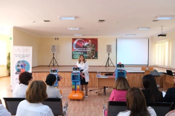 “Ekspress müayinə robotları şagirdlərin sağlamlığının keşiyində” layihəsinin bağlanış mərasimi keçirilib