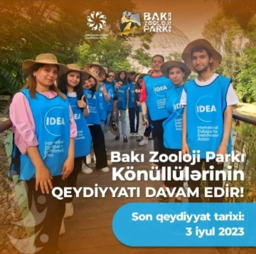 Bakı Zooloji Parkının könüllülük proqramına qeydiyyatı davam edir!