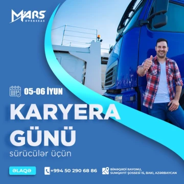 Sürücülər üçün iş imkanı