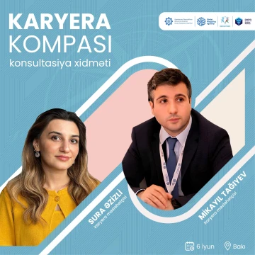 "Karyera kompası" fərdi konsultasiya xidməti layihəsinin növbəti görüşünü gözləyən gənclərin nəzərinə!