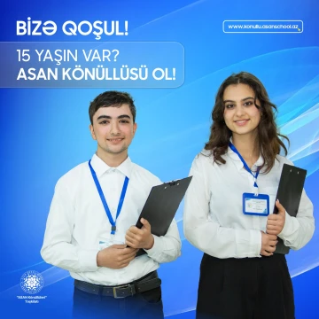15 yaşın var? ASAN Könüllüsü ol