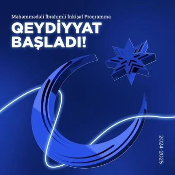 Şəhid Məhəmmədəli İbrahimli İnkişaf Proqramına qeydiyyatı açıq elan edirik!