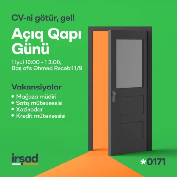 "Açıq qapı" günü layihəsi keçiriləcək