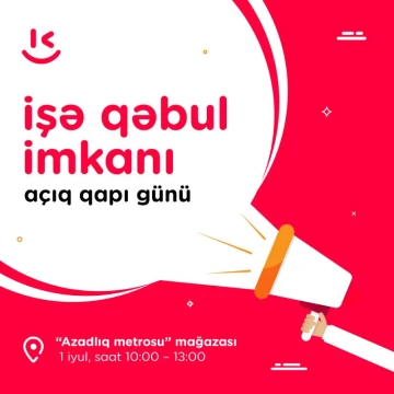 Açıq qapı günü keçiriləcək
