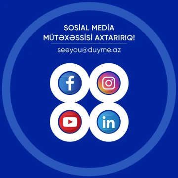 Sosial Media Mütəxəssisi vakansiyası