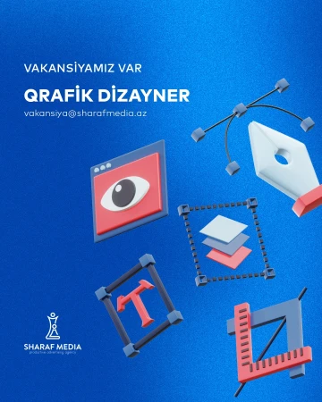 Qrafik dizayner vakansiyası