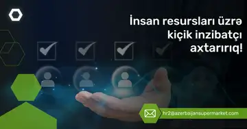 "İnsan resursları üzrə kiçik inzibatçı" vakansiyası