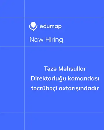 Təzə Məhsullar Direktorluğu komandası təcrübəçi axtarışındadır (Maaşlı)