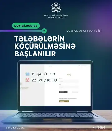 Tələbələrin köçürülməsi prosesinə start verilir