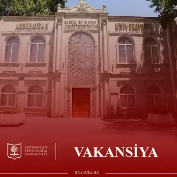 Azərbaycan Texnologiya Universiteti (Gəncə) 2025/2026-cı tədris ili üçün aşağıda qeyd olunan fənlərin tədrisi üzrə müəllim vakansiyaları elan edir